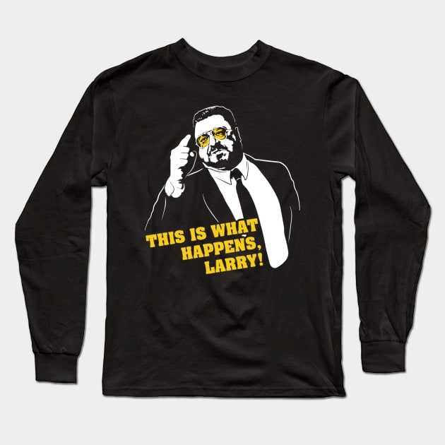 Big Lebowski Cult Classic Long Sleeve T-Shirt by Cierra Bauch